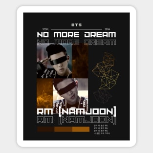 BTS: No More Dream RM Namjoon Sticker